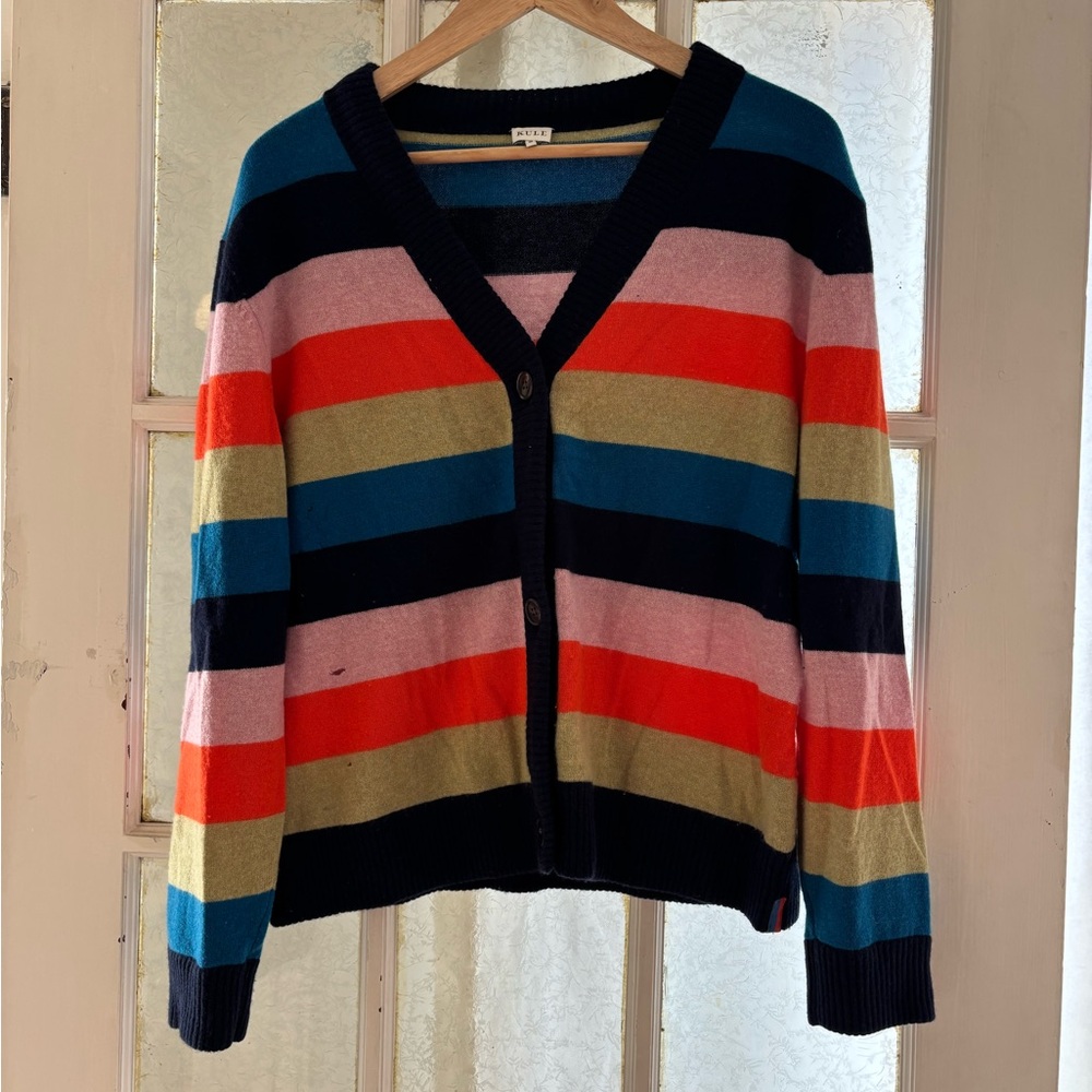KULE Multicolor Striped Cardigan